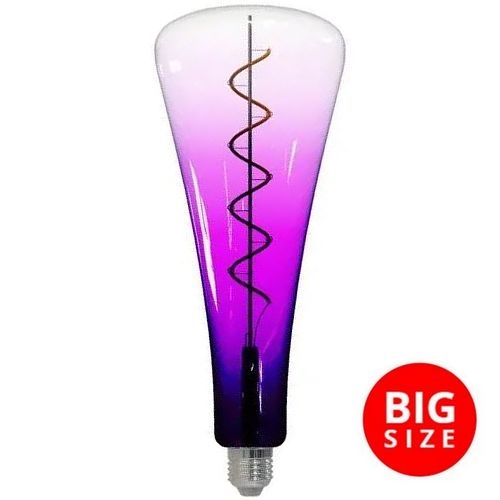 LED Izzó FILAMENT SHAPE T110 E27/5W/230V 1800K lila