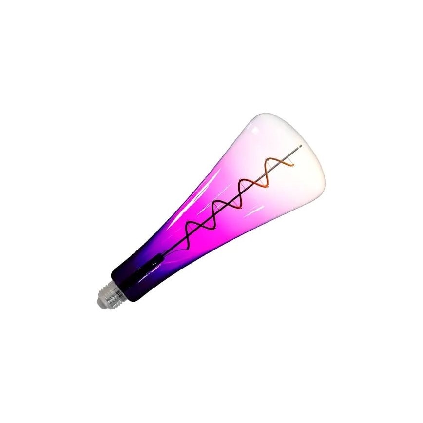 LED Izzó FILAMENT SHAPE T110 E27/5W/230V 1800K lila
