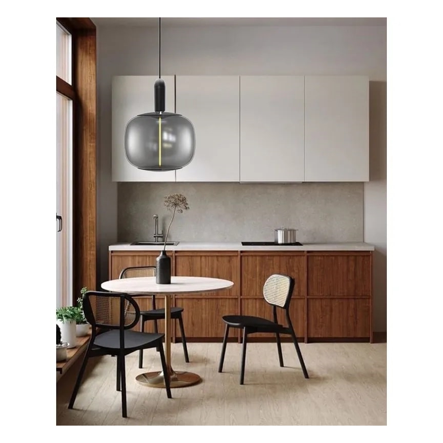 LED Izzó FILAMENT SMOKE T220 E27/4W/230V 1800K