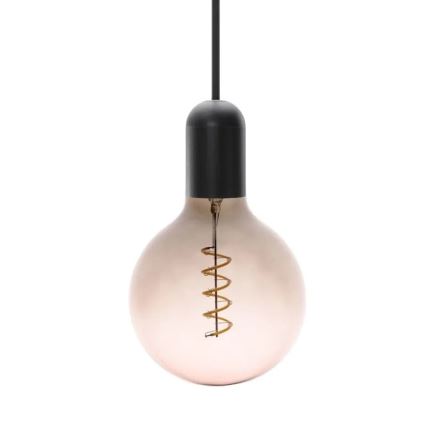 LED Izzó FILAMENT SPIRAL G125 E27/4W/230V 2000K szürke/rózsaszín