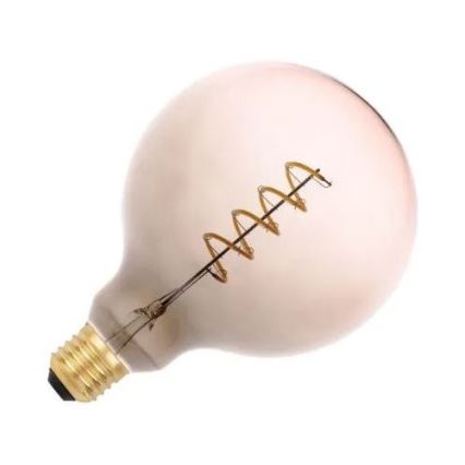 LED Izzó FILAMENT SPIRAL G125 E27/4W/230V 2000K szürke/rózsaszín