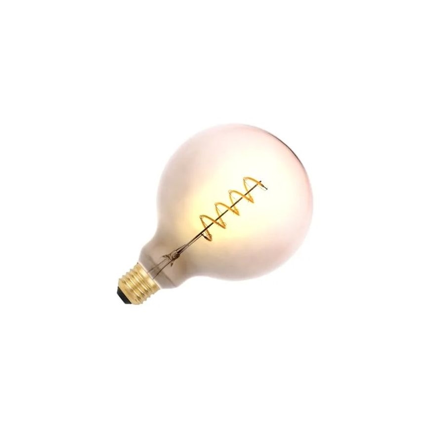 LED Izzó FILAMENT SPIRAL G125 E27/4W/230V 2000K szürke/rózsaszín