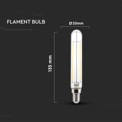 LED Izzó FILAMENT T20 E14/4W/230V 3000K