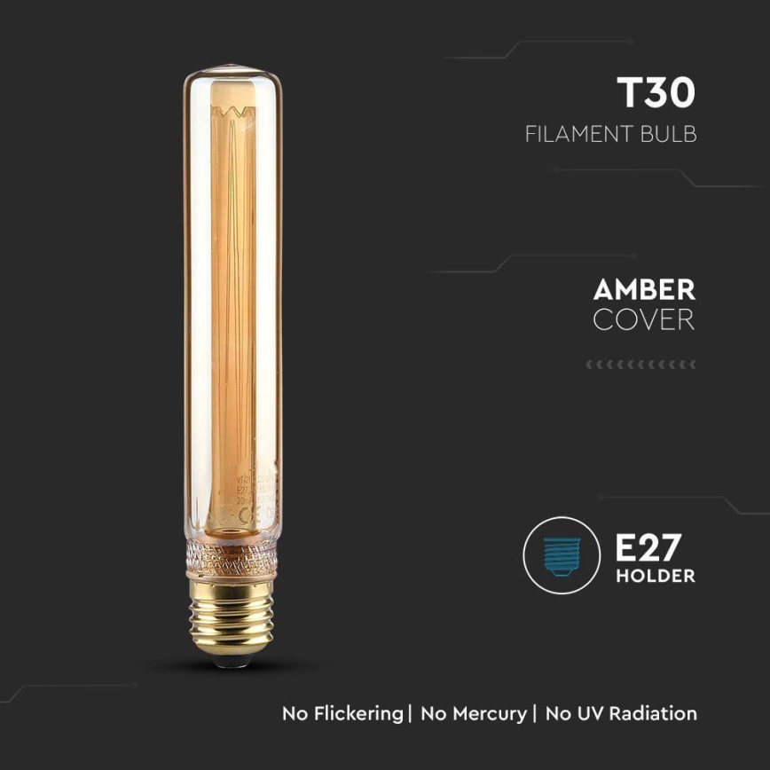 LED Izzó FILAMENT T30 E27/2W/230V 1800K Art Edition