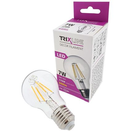 LED Izzó FILAMENT VINTAGE A60 E27/7W/230V 2700K