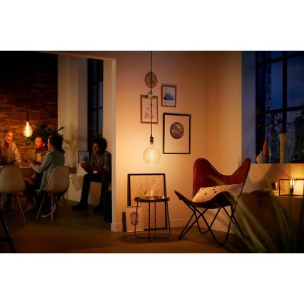 LED Izzó FILAMENT VINTAGE G125 E27/12,5W/230V 2200K