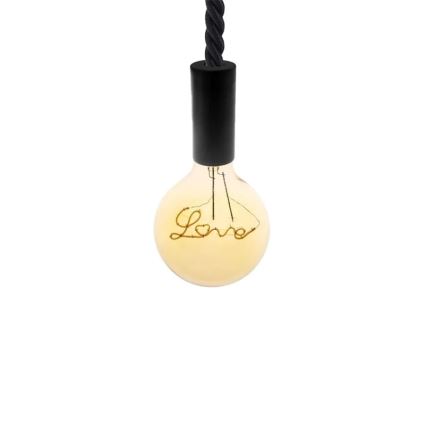 LED Izzó FILAMENT VINTAGE LOVE G125 E27/2W/230V 2000K