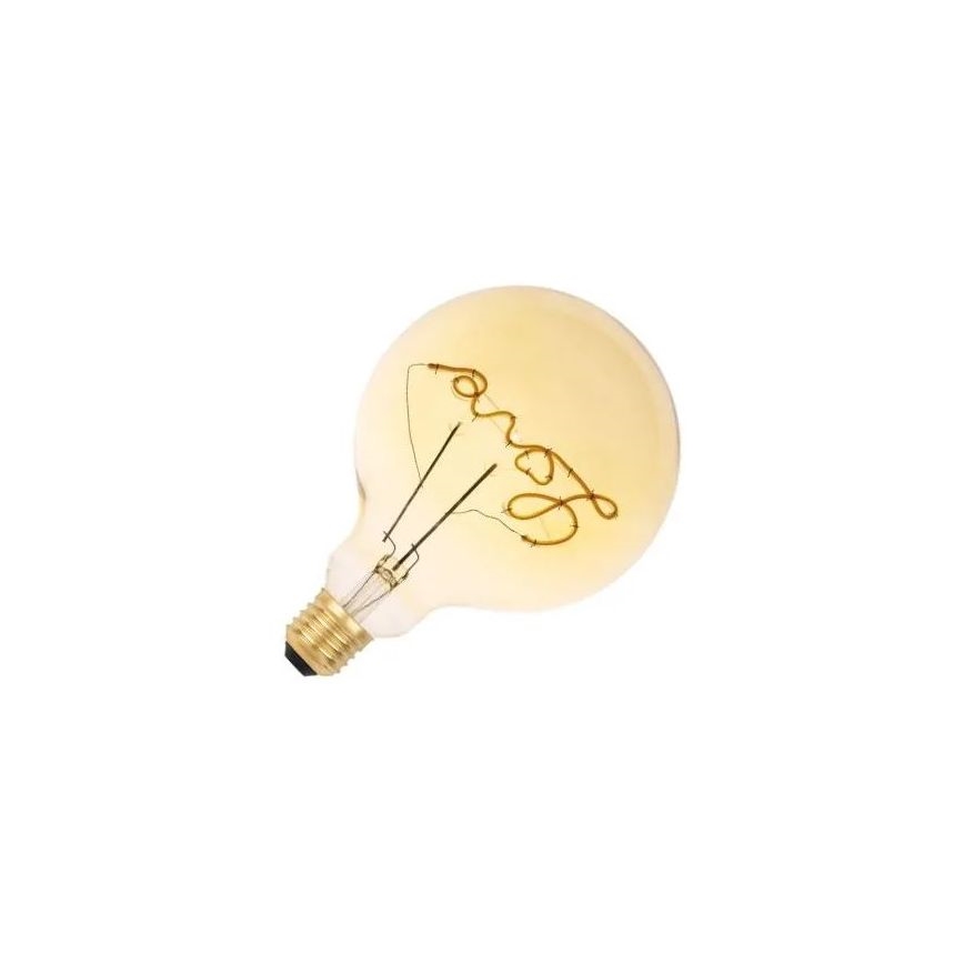 LED Izzó FILAMENT VINTAGE LOVE G125 E27/2W/230V 2000K