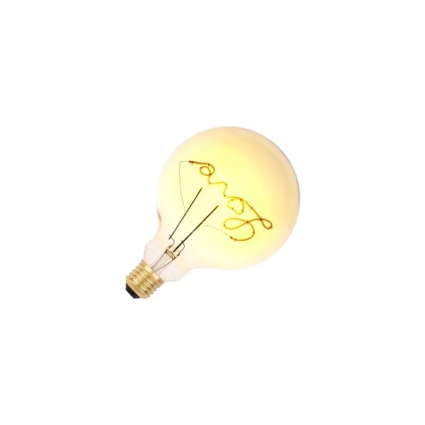 LED Izzó FILAMENT VINTAGE LOVE G125 E27/2W/230V 2000K