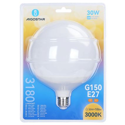 LED izzó G150 E27/30W/230V 3000K - Aigostar
