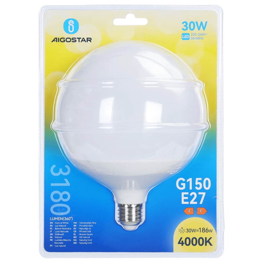 LED izzó G150 E27/30W/230V 4000K - Aigostar