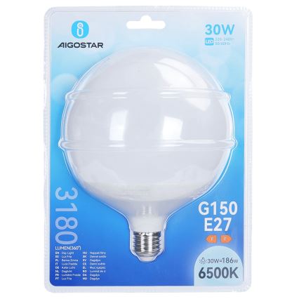 LED izzó G150 E27/30W/230V 6500K - Aigostar