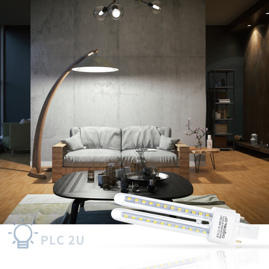 LED Izzó G24D-3/11W/230V 6500K - Aigostar