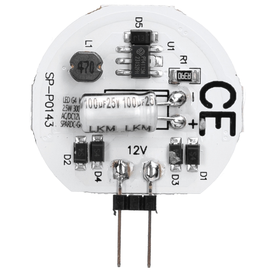 LED izzó G4/2,5W/12V 3000K - Aigostar