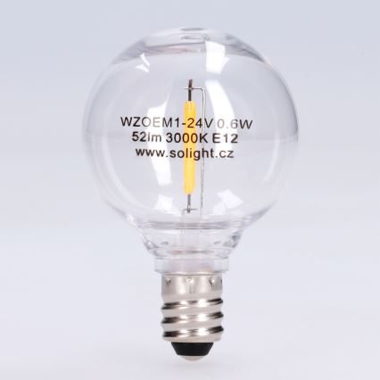 LED izzó G40 E12/0,6W/24V 3000K - Brilagi