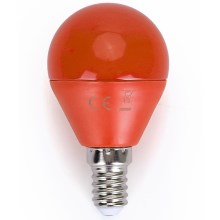 LED Izzó G45 E14/4W/230V narancssárga - Aigostar 100003OFY