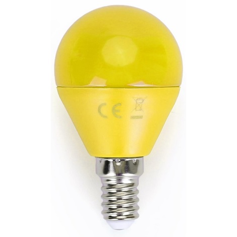 LED Izzó G45 E14/4W/230V sárga - Aigostar