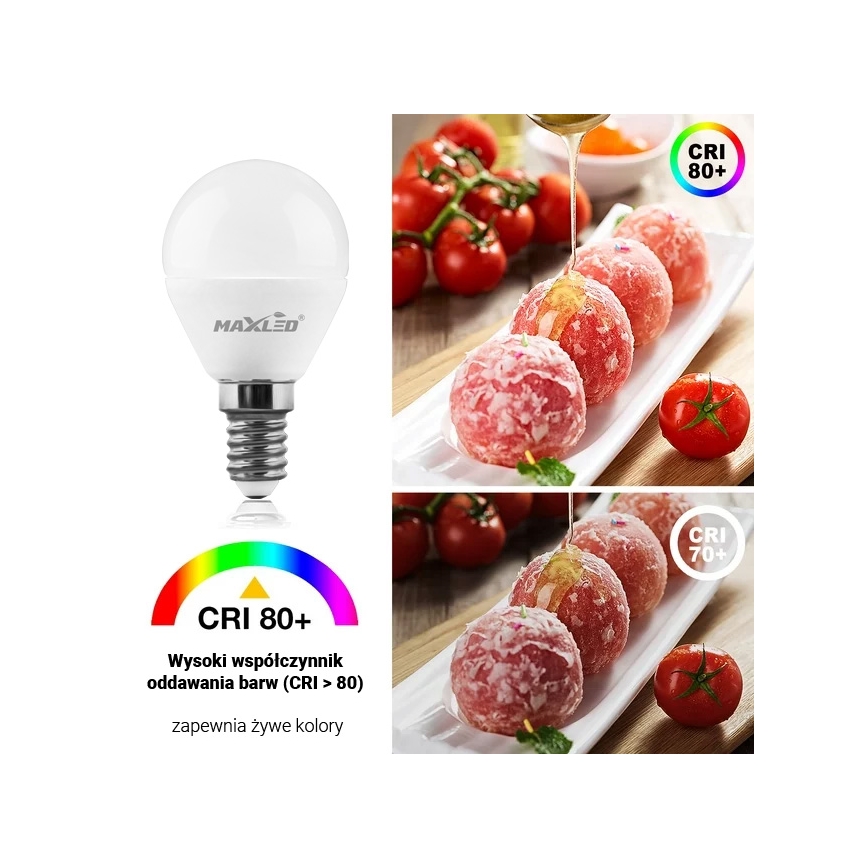 LED Izzó G45 E14/7W/230V 4000K