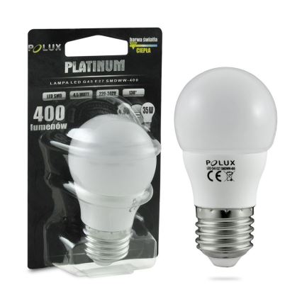 LED Izzó G45 E27/4,9W/230V