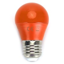 LED Izzó G45 E27/4W/230V narancssárga - Aigostar