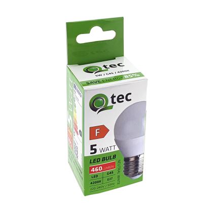 LED Izzó G45 E27/5W/230V 4200K