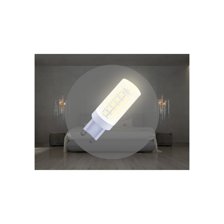 LED izzó G9/4,6W/230V 2800K