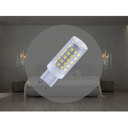 LED izzó G9/4,6W/230V 2800K