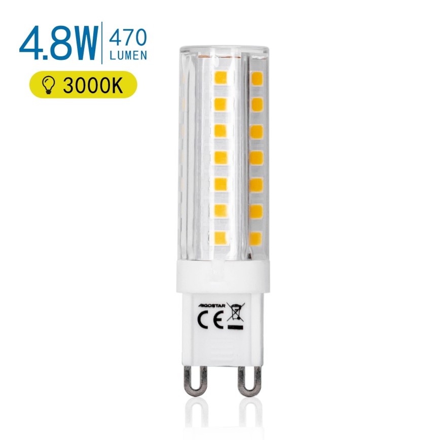 LED Izzó G9/4,8W/230V 3000K - Aigostar