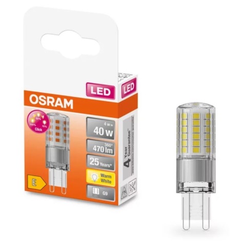 LED Izzó G9/4W/230V 2700K - Osram