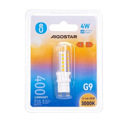 LED Izzó G9/4W/230V 3000K - Aigostar