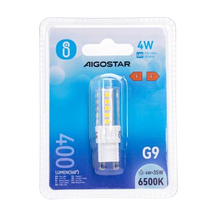 LED Izzó G9/4W/230V 6500K - Aigostar