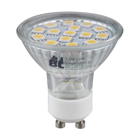 LED Izzó GU10/3W/230V 3000K - Briloner 0436-150