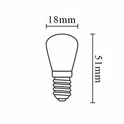 LED Izzó MINI E14/3,5W/230V 4000K