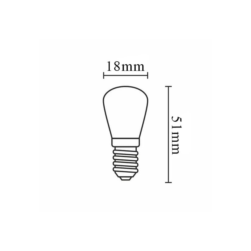 LED Izzó MINI E14/3,5W/230V 4000K