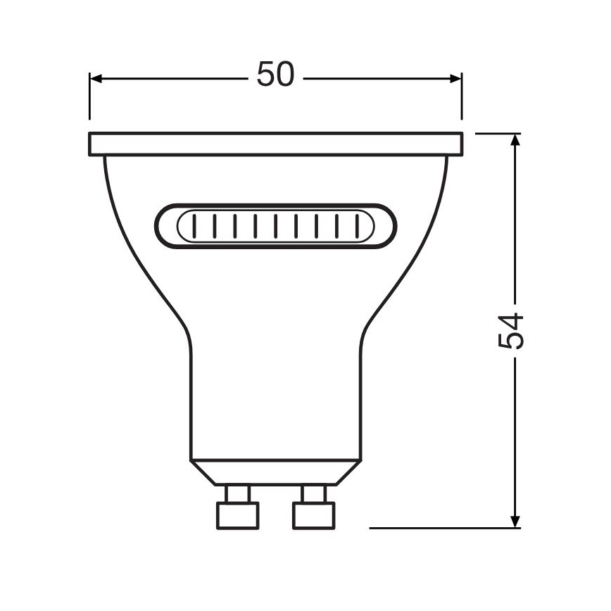 LED Izzó PAR16 GU10/4,2W/230V 2700/4000/6500K 36° - Osram