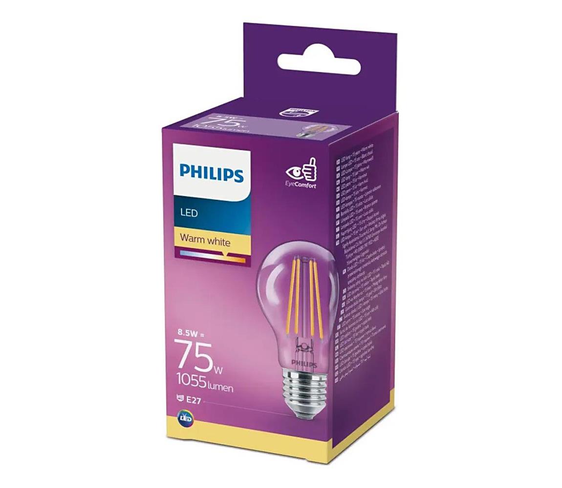 LED Izzó Philips A60 E27/8,5W/230V 2700K 9290020254