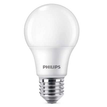 LED Izzó Philips A60 E27/8W/230V 4000K