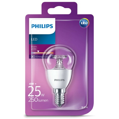 LED Izzó Philips E14/4W/230V - LUSTER