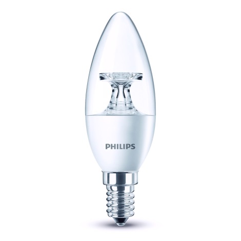 LED Izzó Philips E14/5,5W/230V 2700K - CANDLE