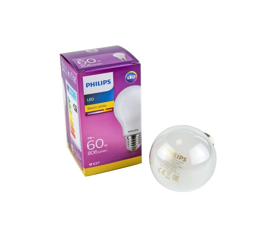 LED Izzó Philips E27/7W/230V 2700K 8718696472187