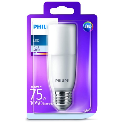 LED Izzó Philips E27/9,5W/230V 4000K