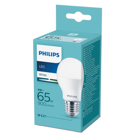LED Izzó Philips E27/9W/230V 3000K