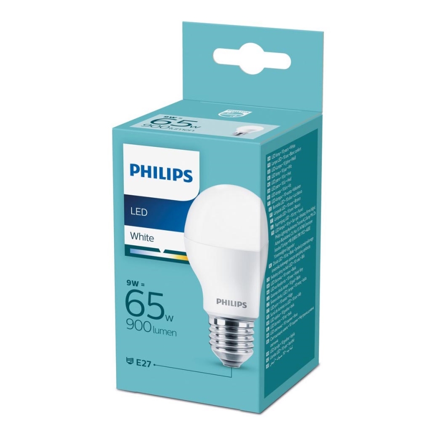 LED izzó Philips E27/9W/230V 3000K