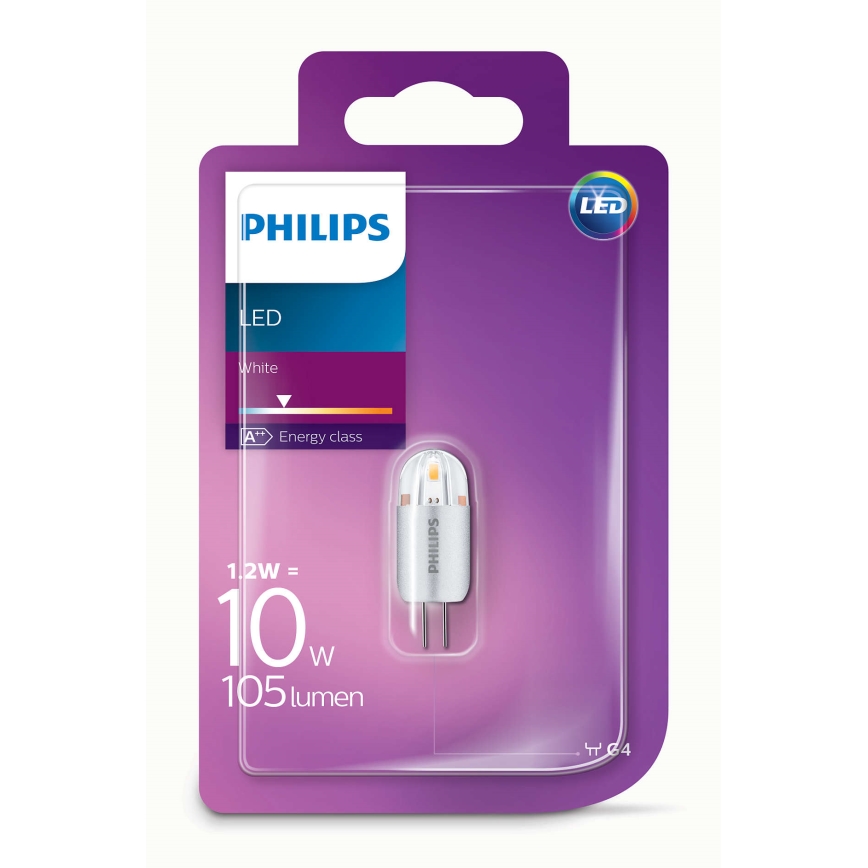 LED Izzó Philips G4/1,2W/12V - CAPSULE