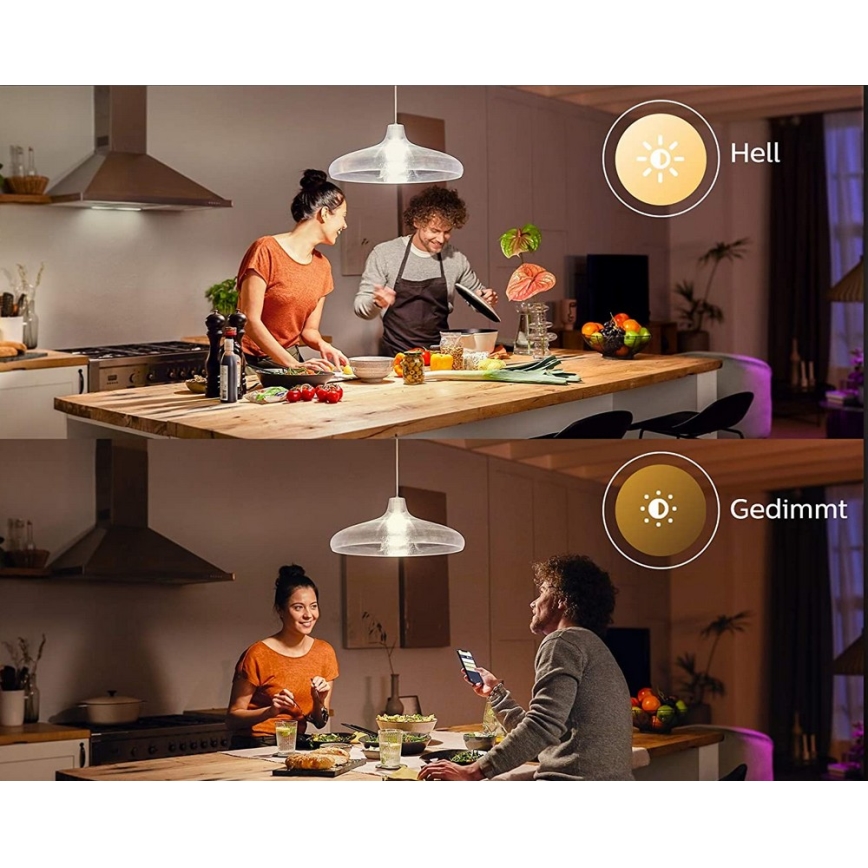 LED Izzó Philips Hue WHITE E67 E27/15,5W/230V