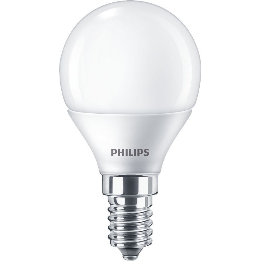 LED Izzó Philips P45 E14/5,5W/230V 2700K