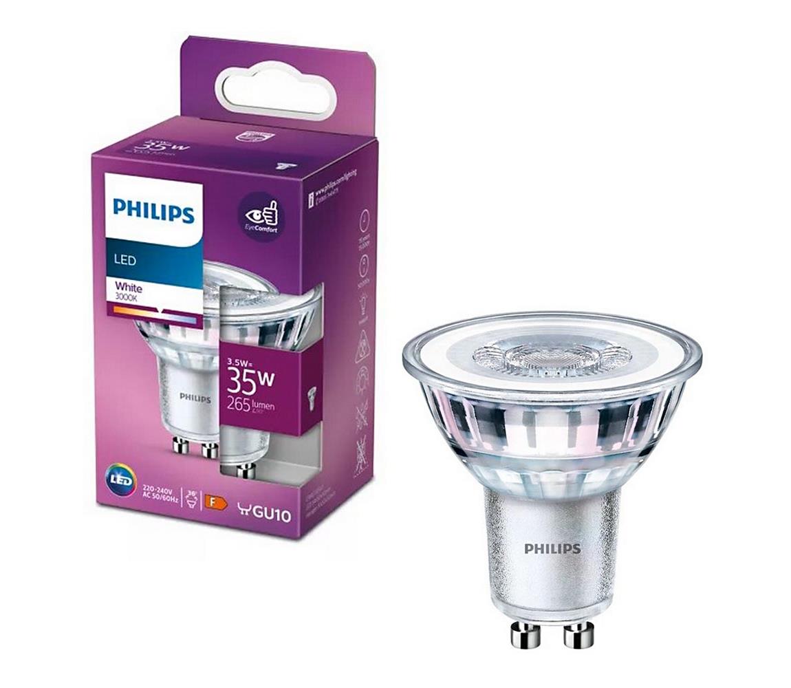 LED Izzó Philips PAR16 GU10/3,5W/230V 3000K 8718699775650