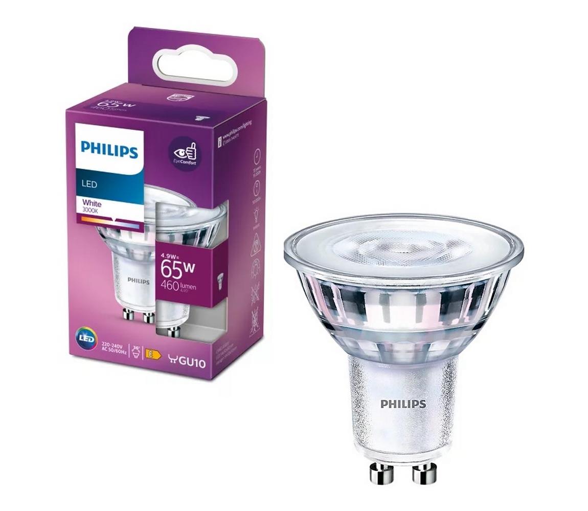 LED Izzó Philips PAR16 GU10/4,9W/230V 3000K 8719514308770