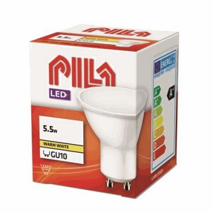LED Izzó Philips Pila GU10/5,5W/230V 2700K