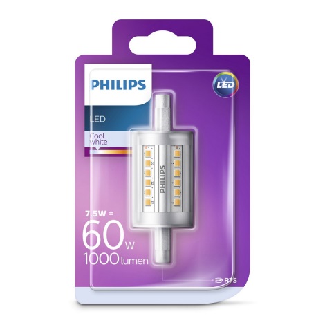 LED Izzó Philips R7S/7,5W/230V 4000K 79 mm
